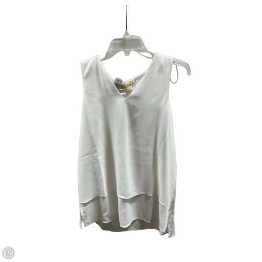 Top Sleeveless By Michael By Michael Kors In White, Size: M