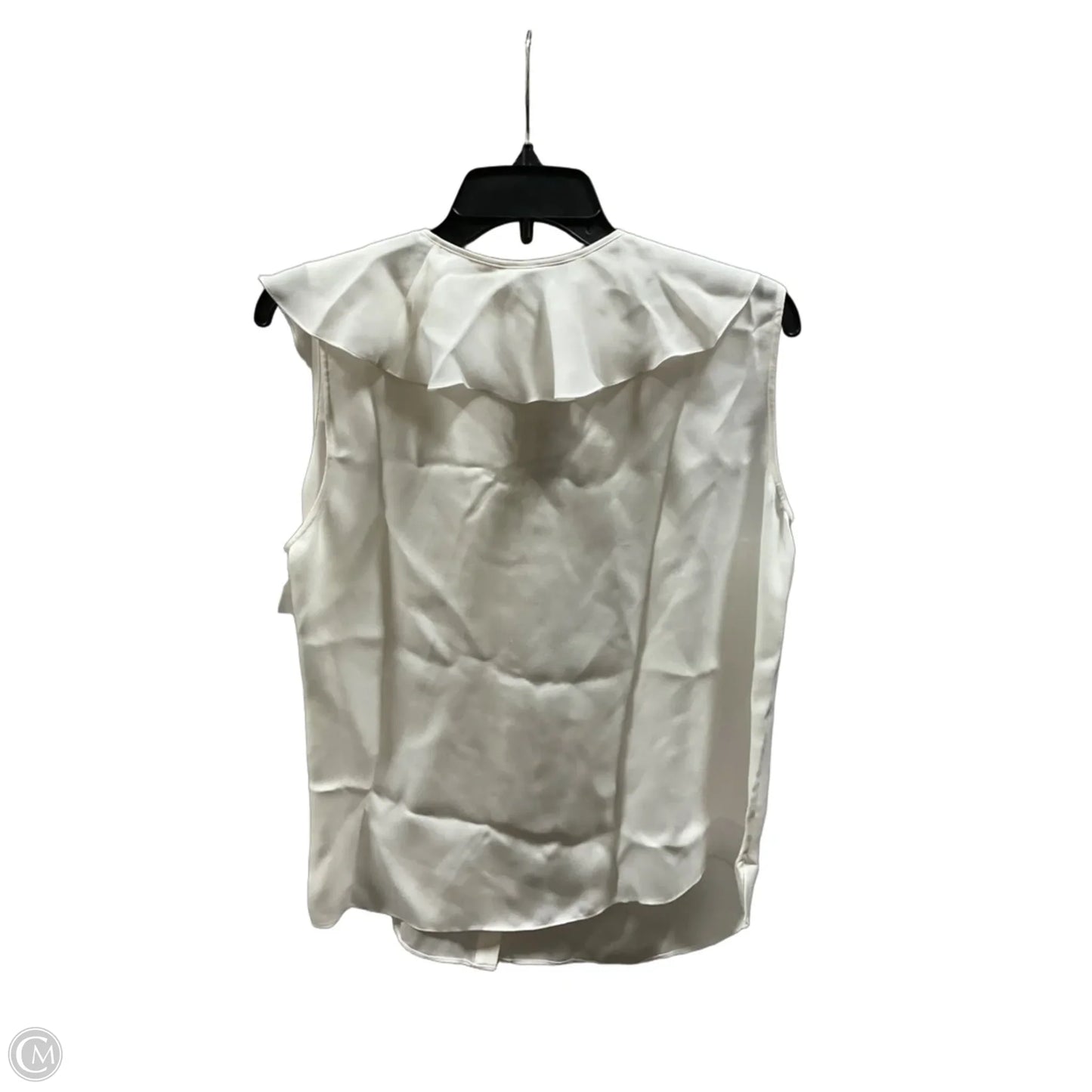 Top Sleeveless By Cma In White, Size: 12