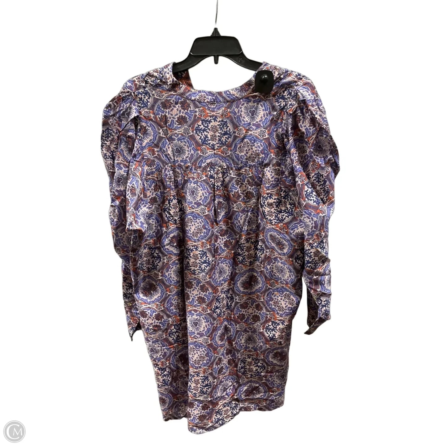 Dress Casual Short By Cma In Orange & Purple, Size: M