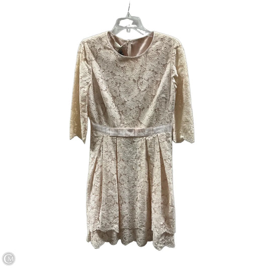 Dress Party Midi By Ted Baker In Cream, Size: 4