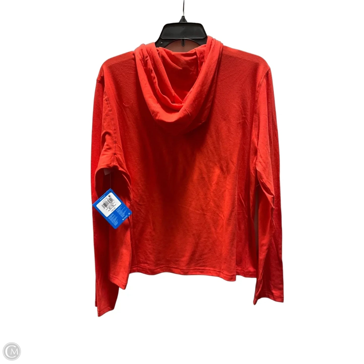 Athletic Top Long Sleeve Hoodie By Columbia In Orange, Size: Xl