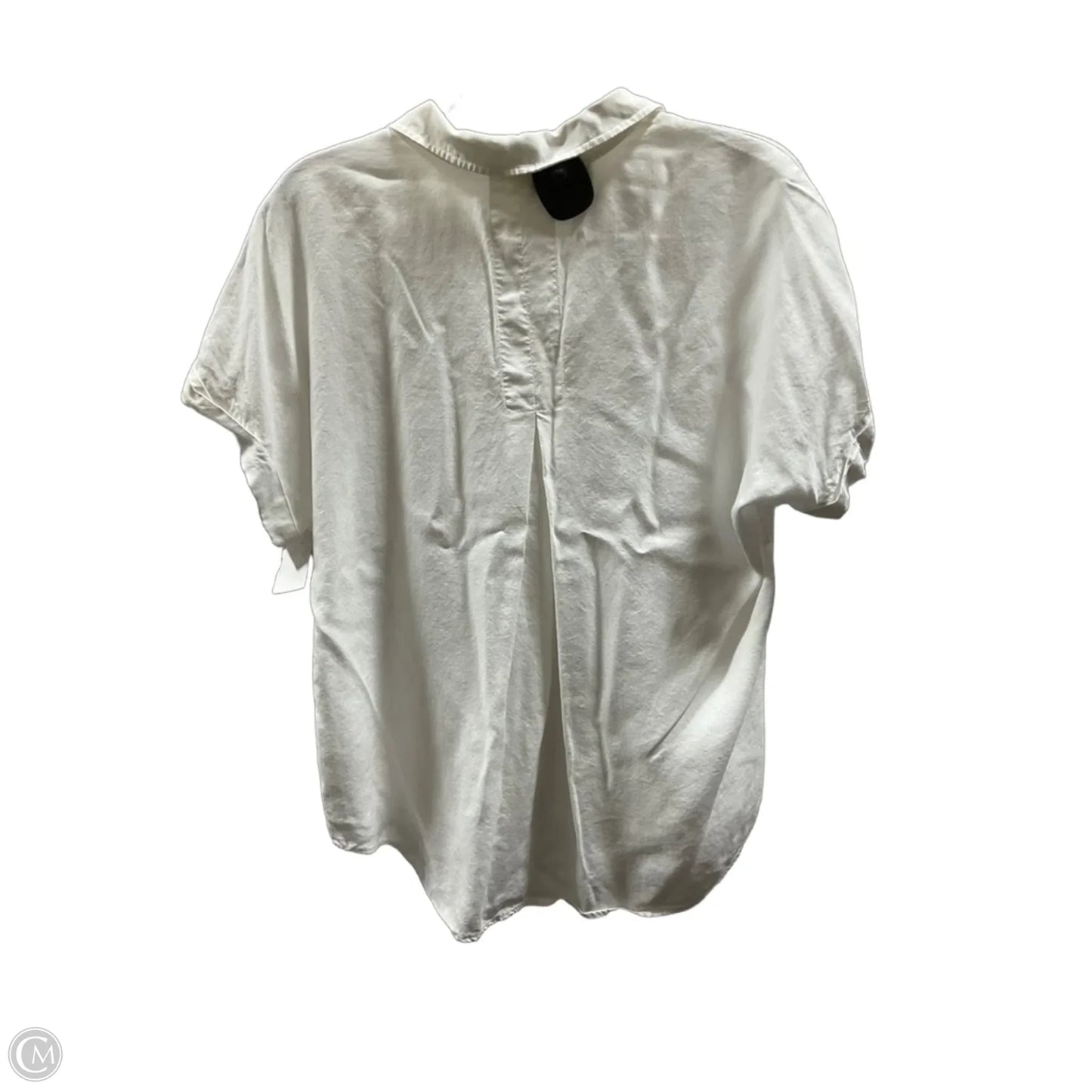 Blouse Short Sleeve By Cloth & Stone In White, Size: M