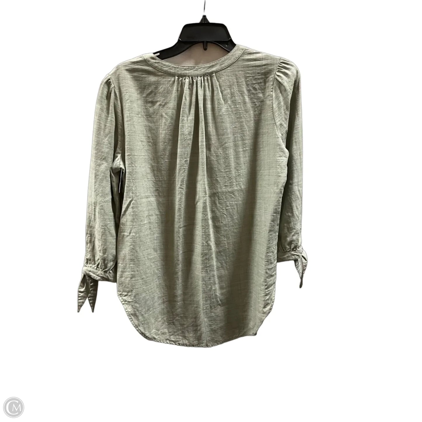 Top 3/4 Sleeve By Loft In Green, Size: S