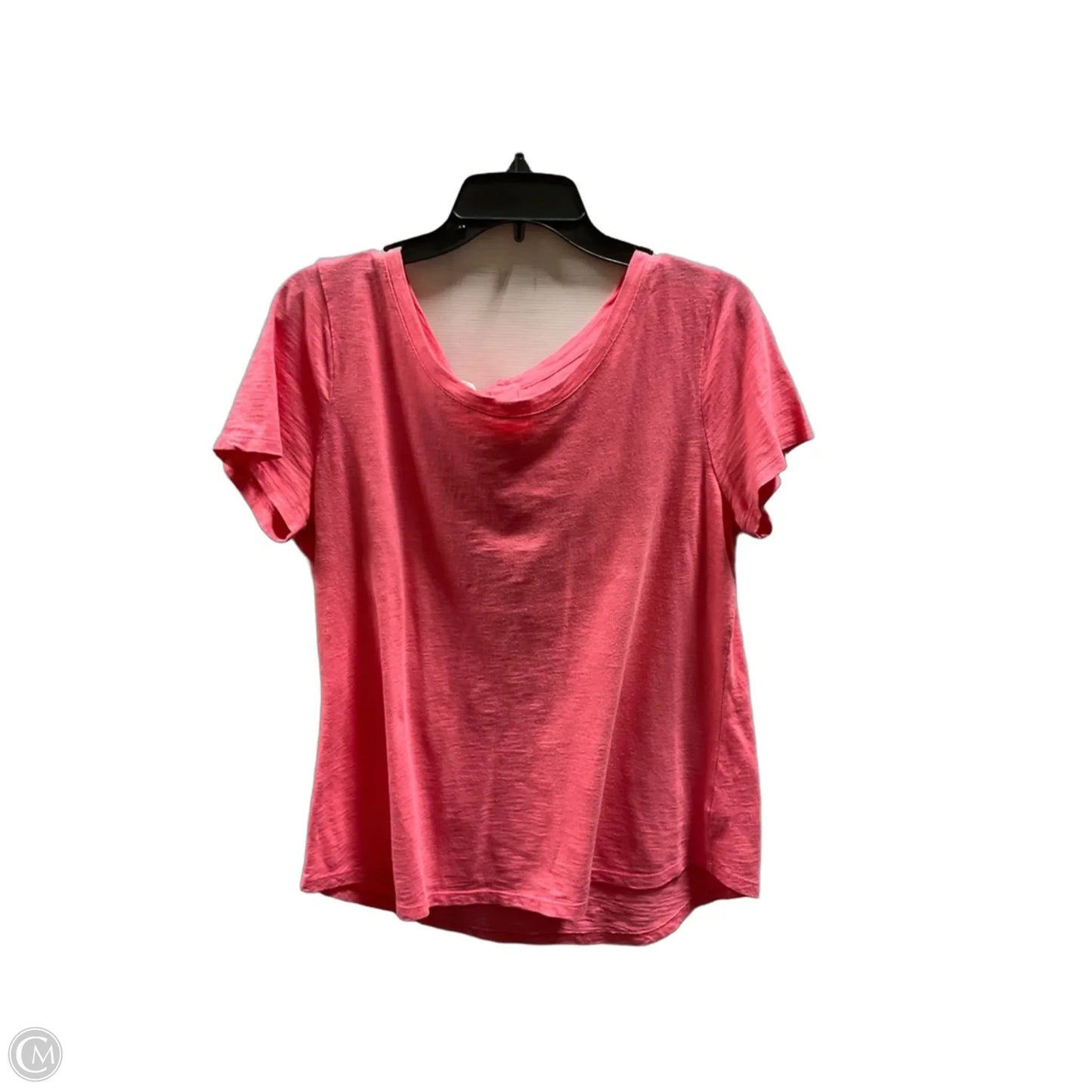 Top Short Sleeve By Talbots In Pink, Size: L