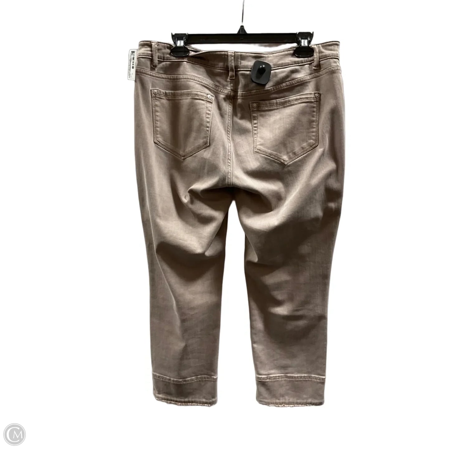 Jeans Cropped By J. Jill In Brown, Size: 10