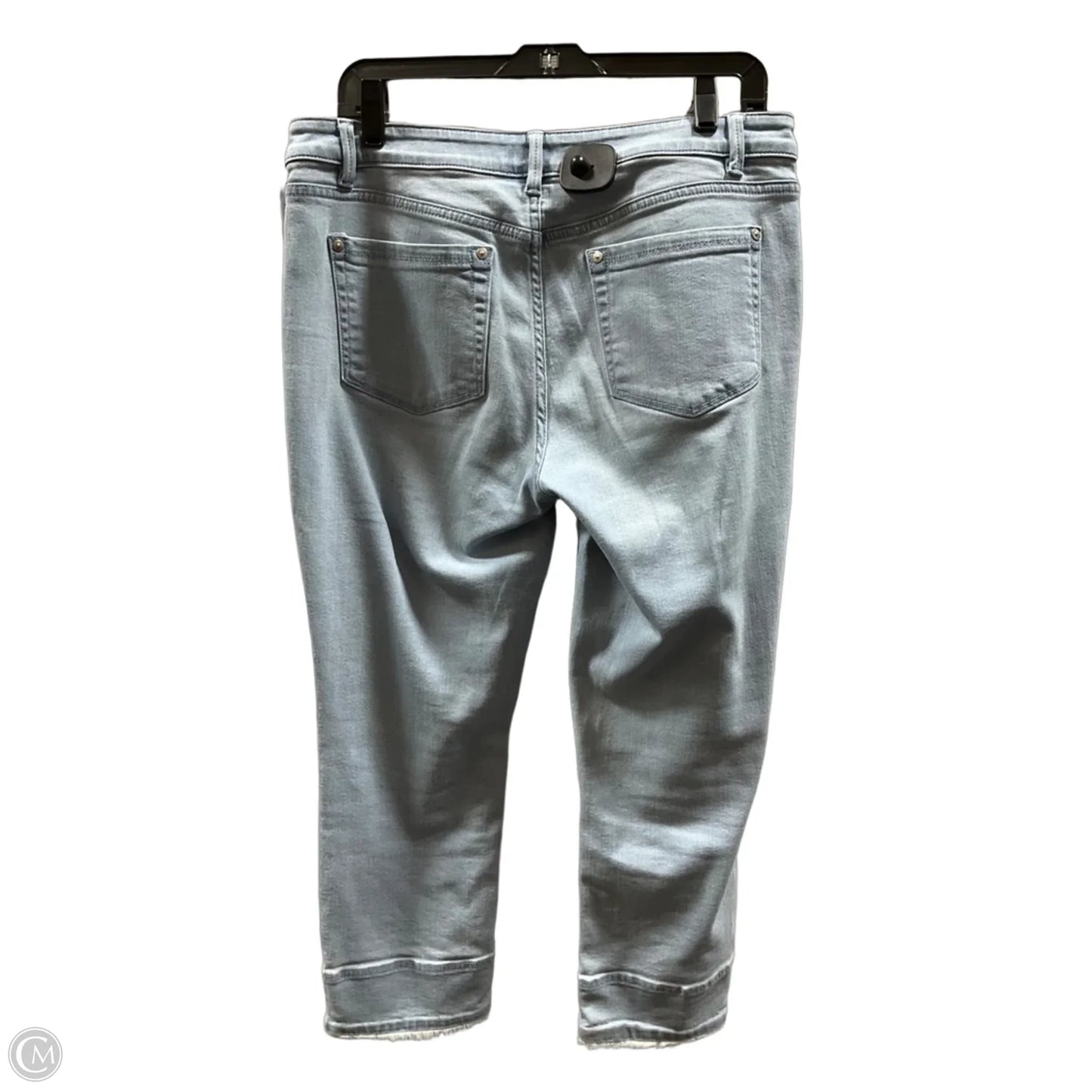 Jeans Cropped By J. Jill In Blue Denim, Size: 10