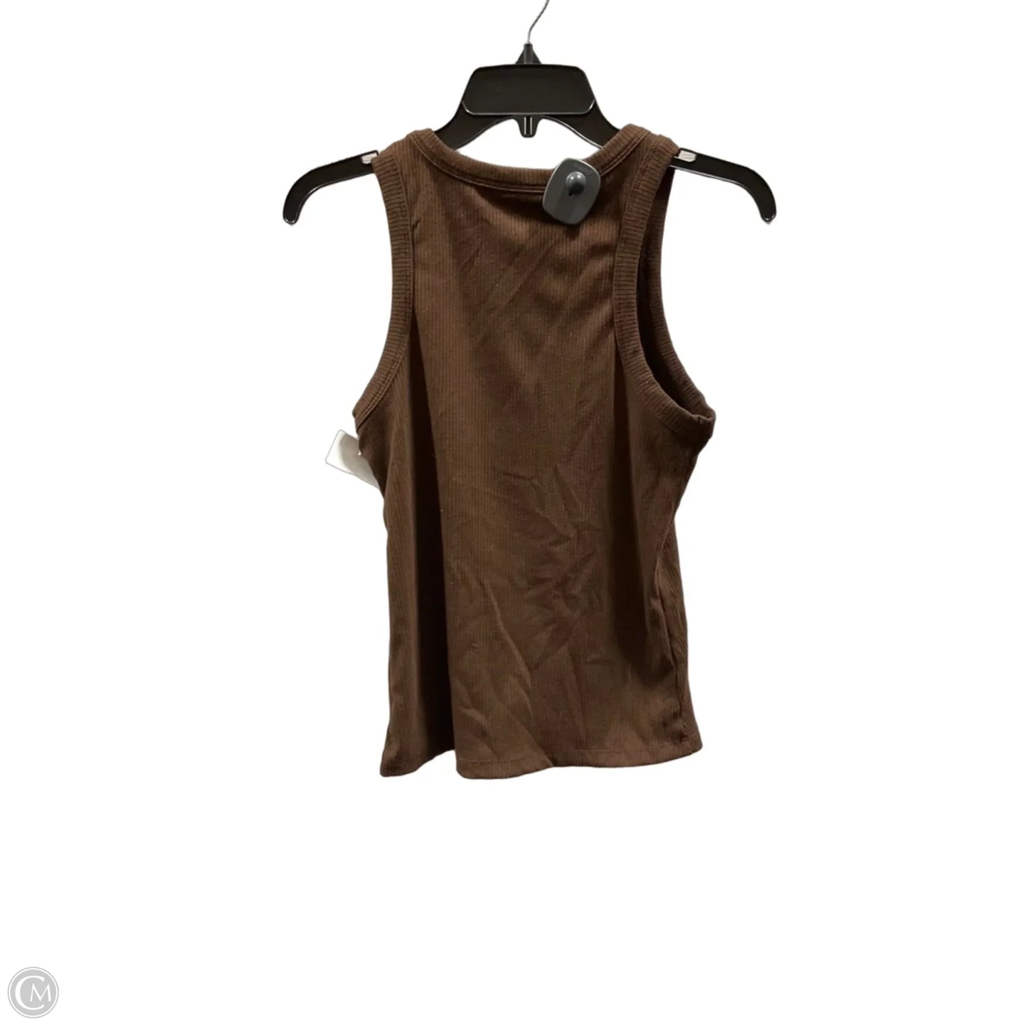 Top Sleeveless By Savvi In Brown, Size: M