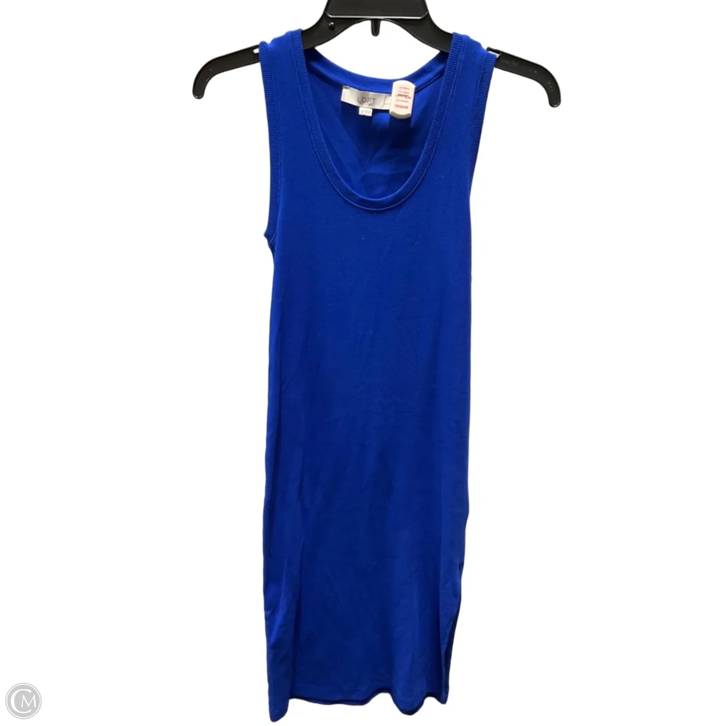 Dress Casual Midi By Loft In Blue, Size: S Dress Casual Midi By Loft In Blue, Size: S