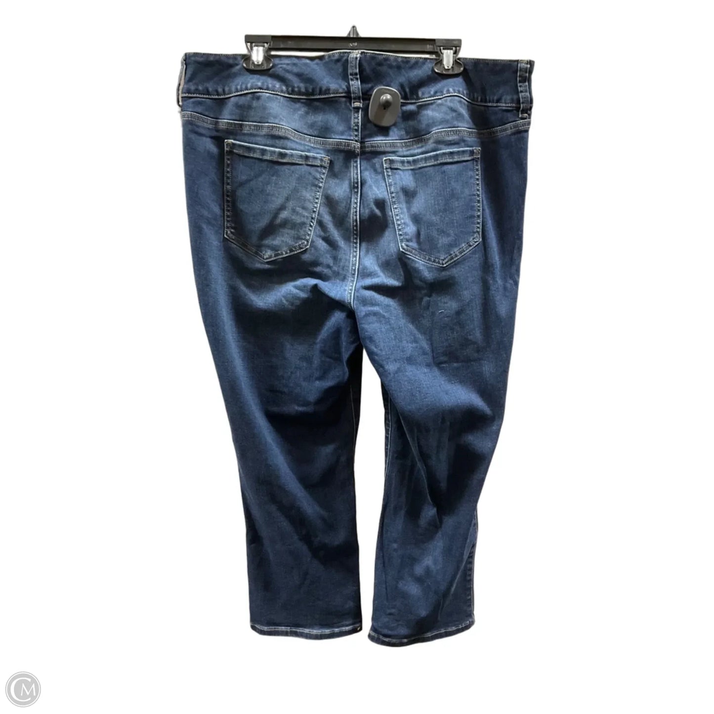 Jeans Cropped By Torrid In Blue Denim, Size: 20