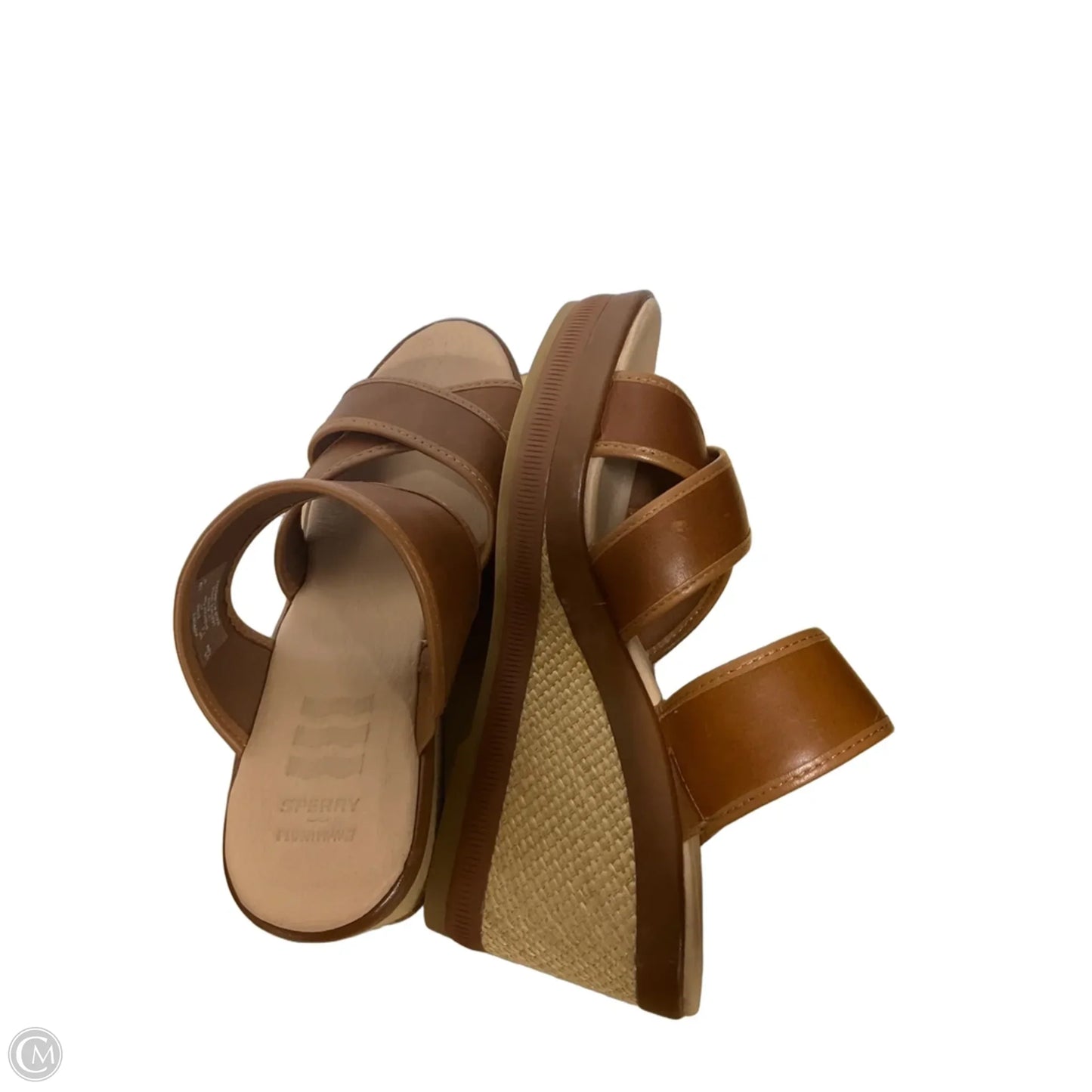 Sandals Heels Platform By Sperry In Brown, Size: 10