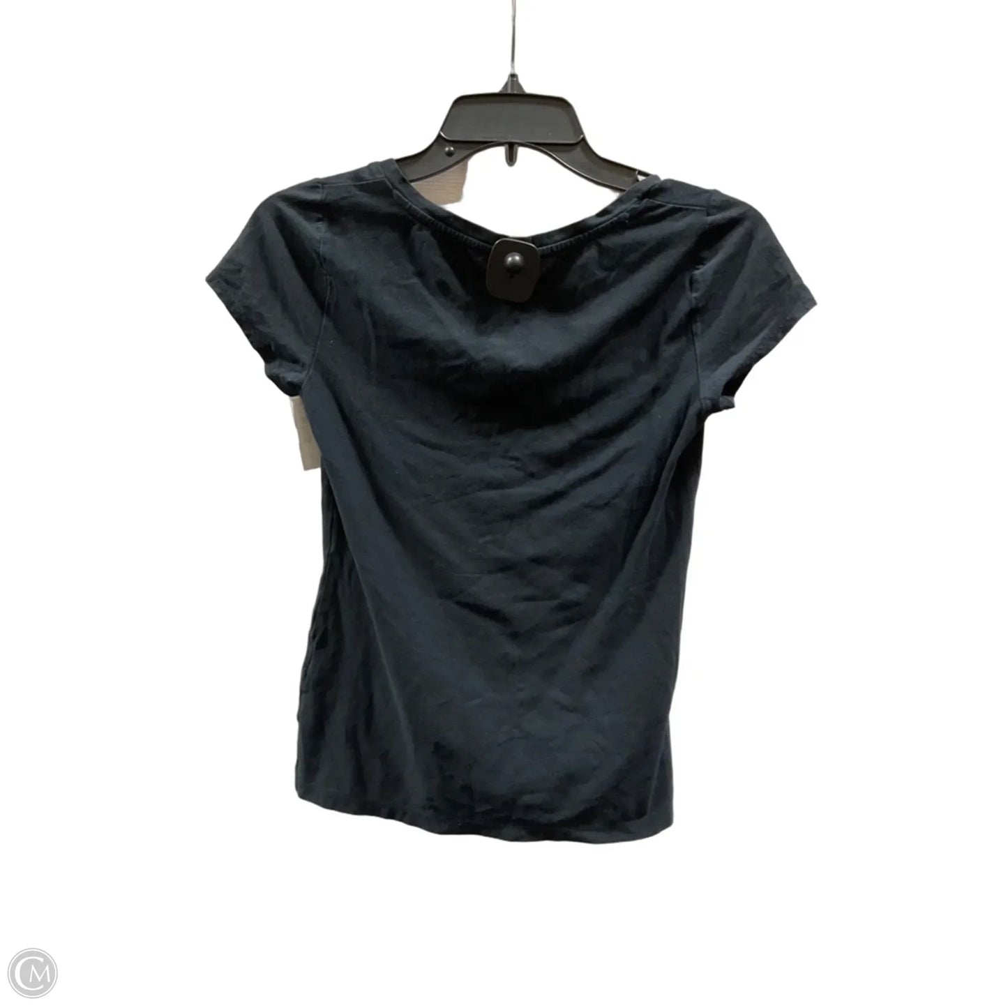 Top Short Sleeve Basic By International Concepts In Black, Size: Xs