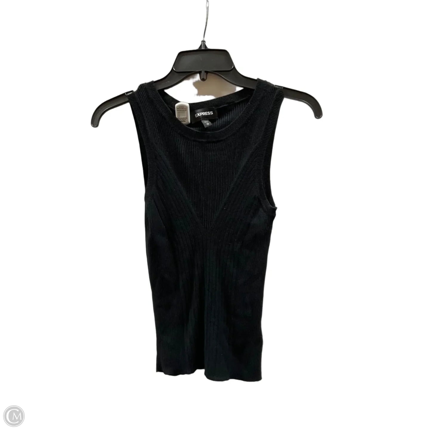 Top Sleeveless By Express In Black, Size: Xs