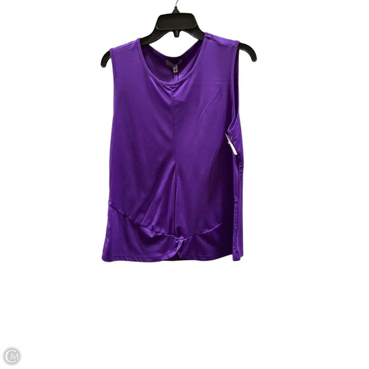 Athletic Tank Top By Cmf In Purple, Size: M
