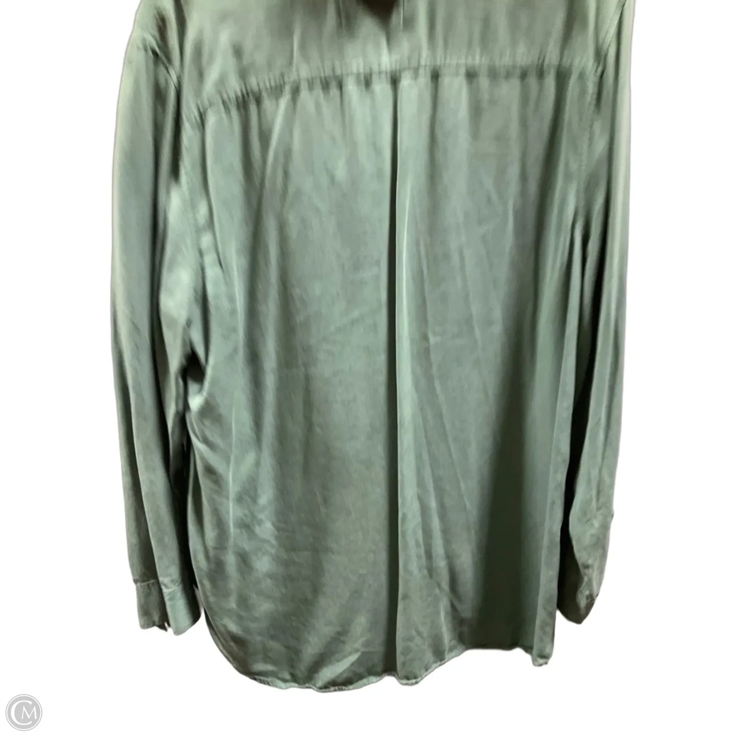 Blouse Long Sleeve By Babaton In Green, Size: Xl