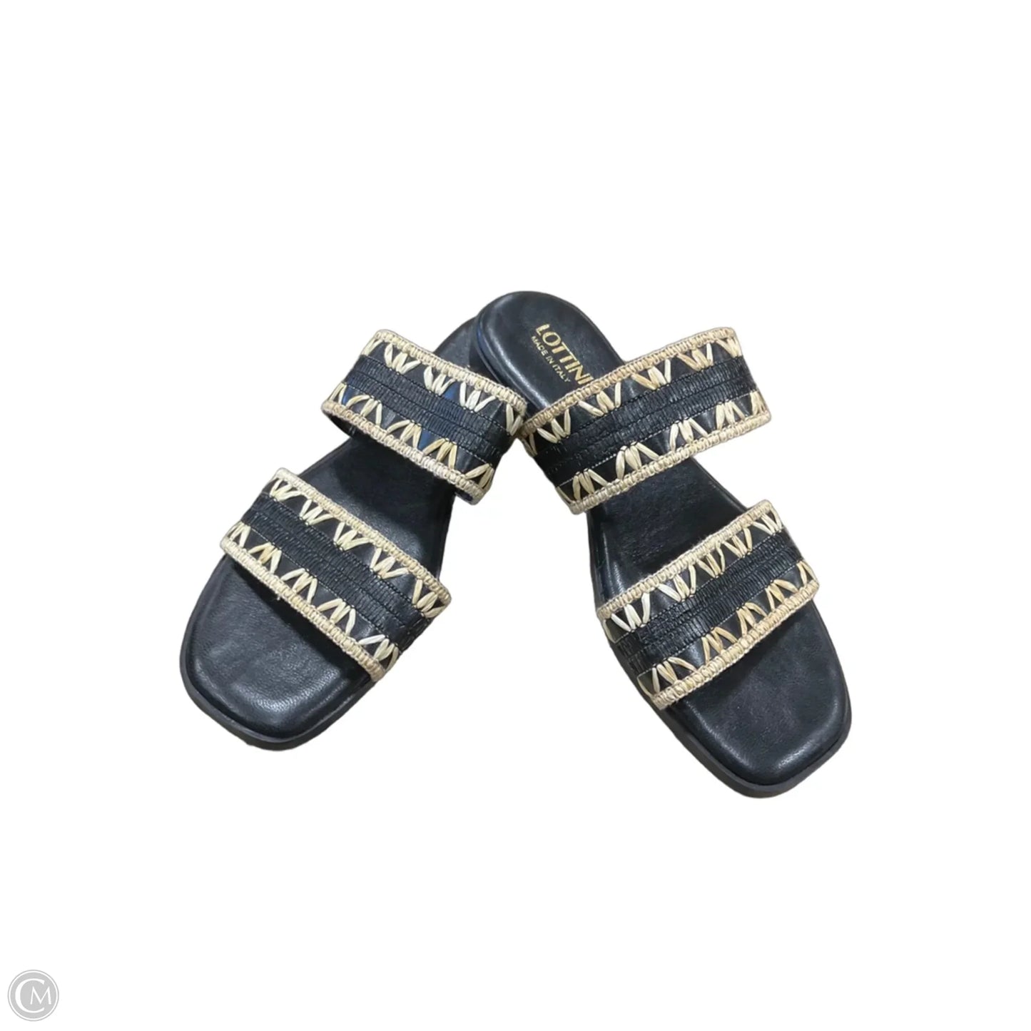 Sandals Flats By Cmf In Black, Size: 7