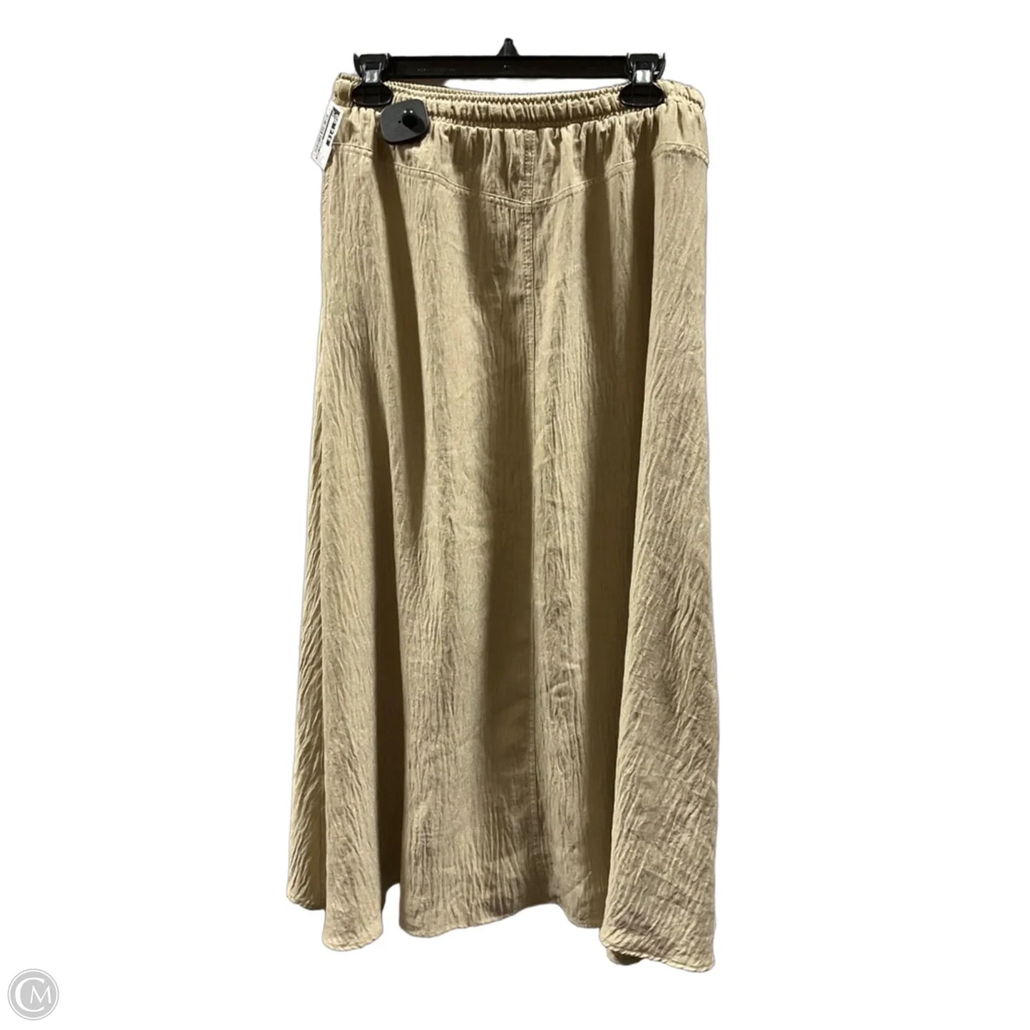 Skirt Midi By Max Studio In Beige, Size: L