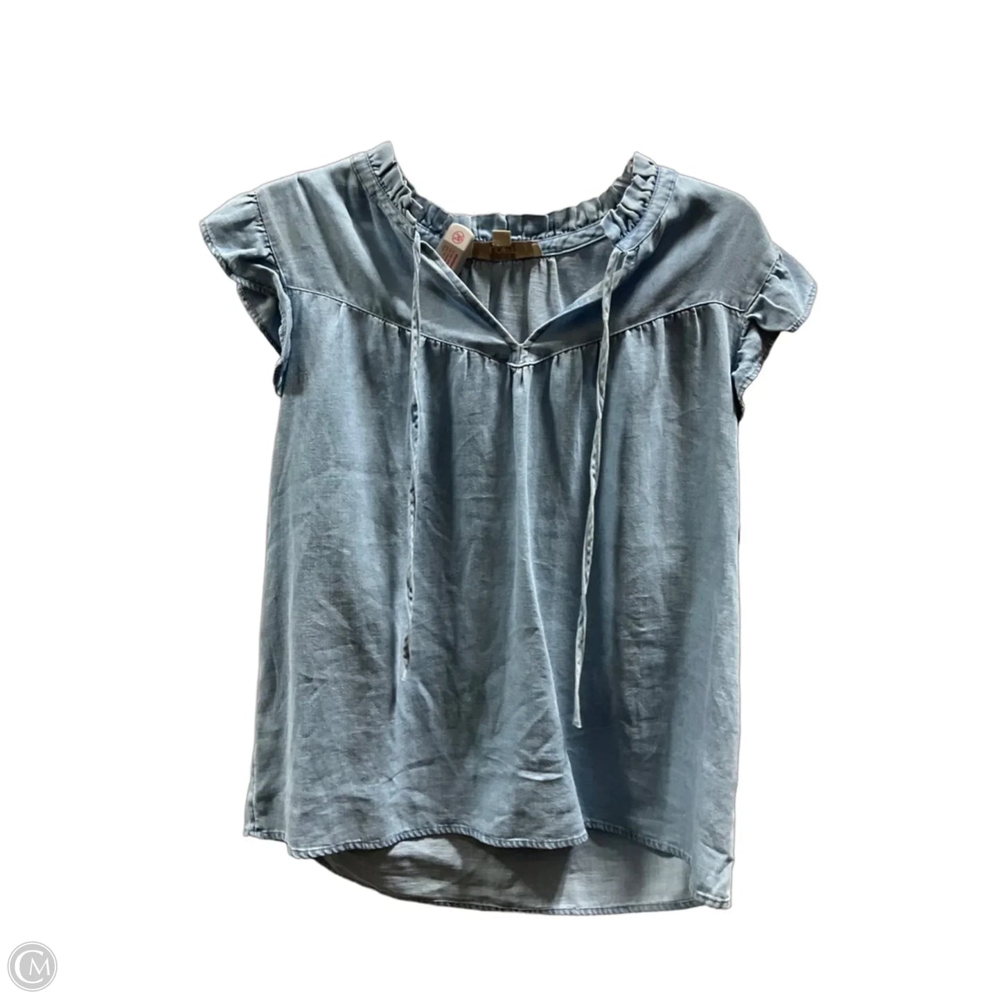Top Sleeveless By Loft In Blue, Size: S