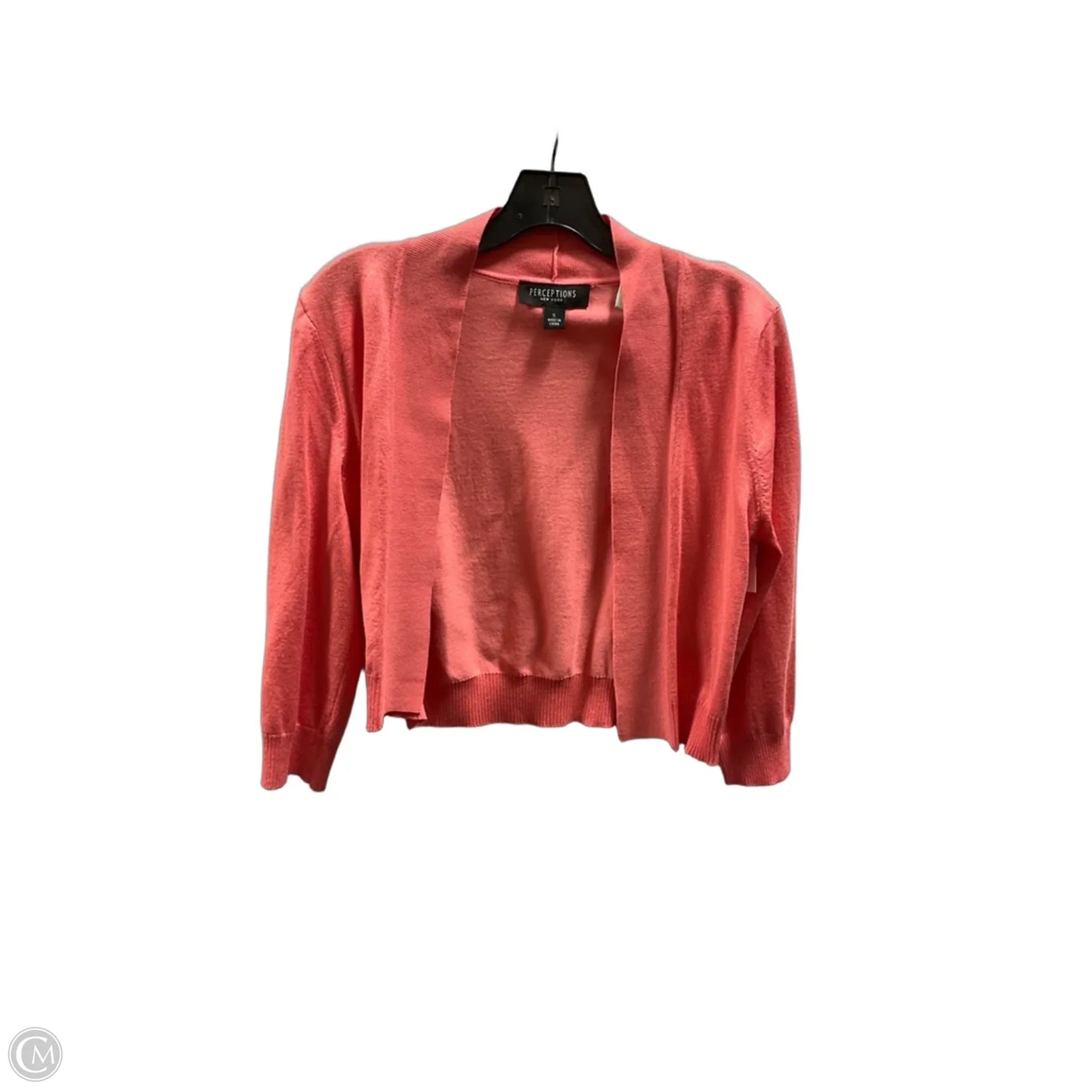 Cardigan By Perceptions In Pink, Size: S