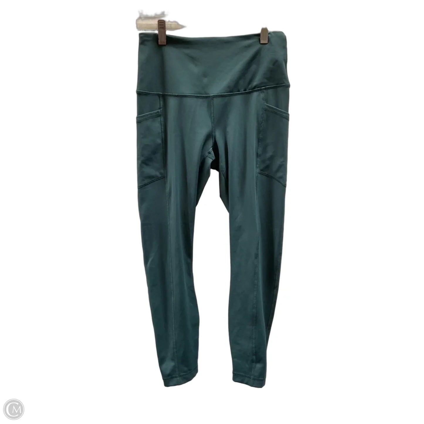 Athletic Leggings By 90 Degrees By Reflex In Green, Size: S