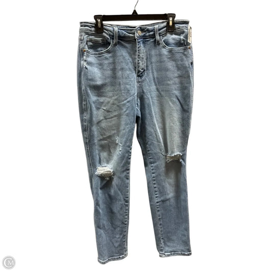 Jeans Boyfriend By Judy Blue In Blue Denim, Size: 12