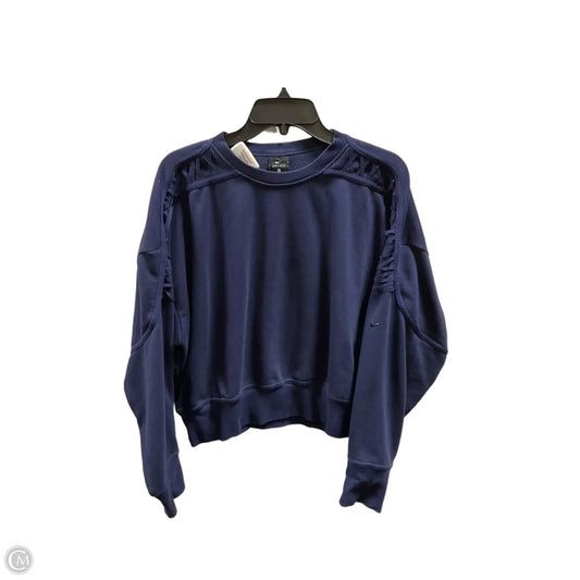 Athletic Sweatshirt Crewneck By Nike In Navy, Size: L
