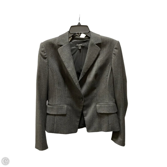 Blazer By Ann Taylor In Grey, Size: 6
