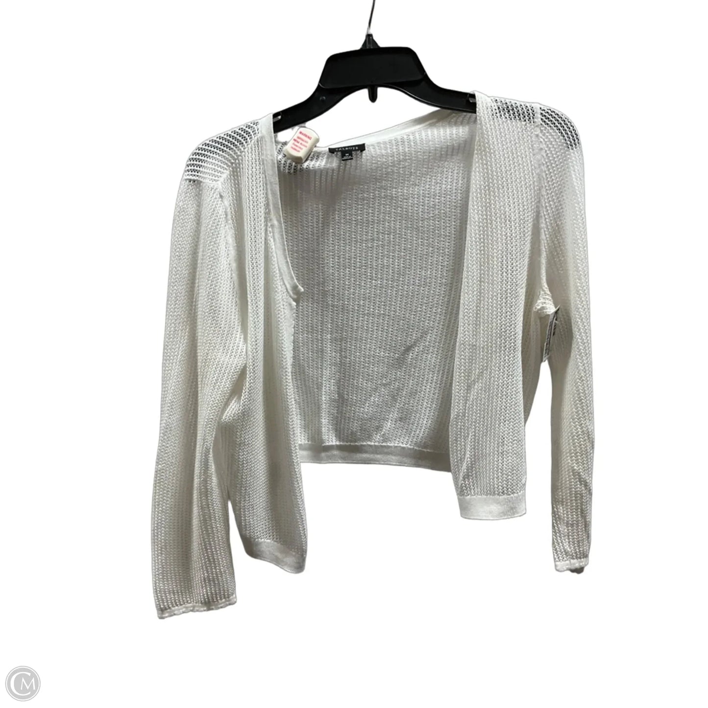 Cardigan By Talbots In White, Size: M