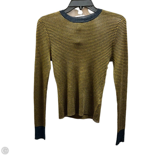 Top Long Sleeve By Rag And Bone In Striped Pattern, Size: S