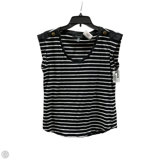 Top Sleeveless By White House Black Market In Striped Pattern, Size: S