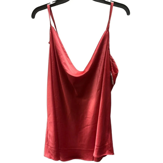 Top Sleeveless By Torrid In Red, Size: 2x