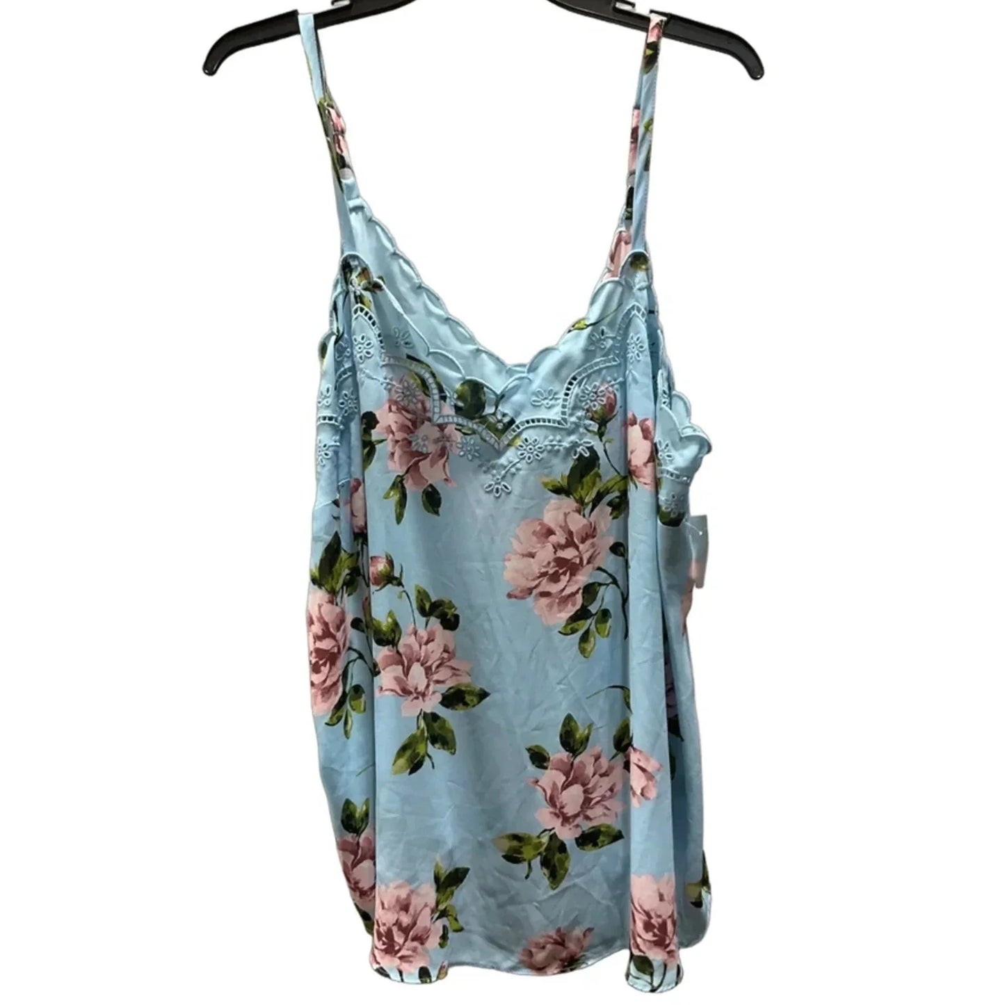 Top Sleeveless By Torrid In Blue & Pink, Size: 2x