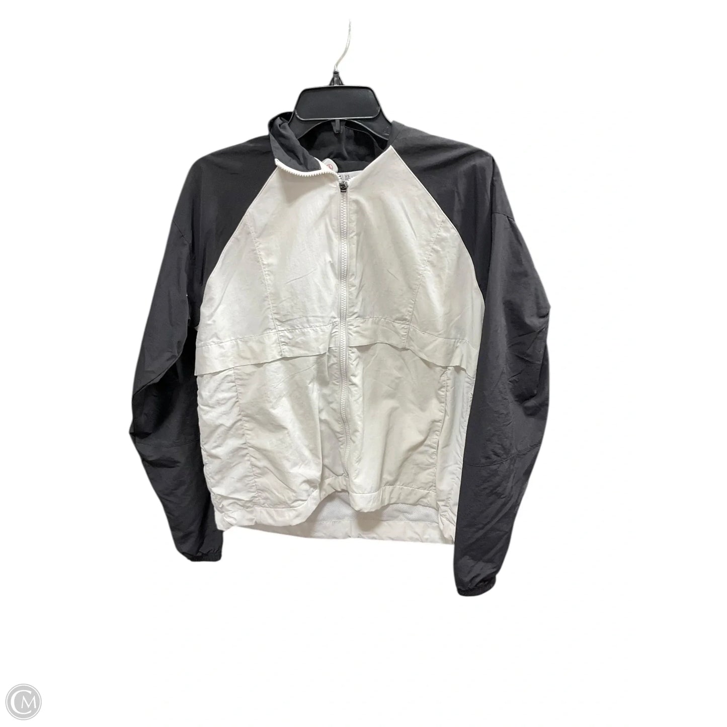 Athletic Jacket By Dsg Outerwear In Black & White, Size: Xs