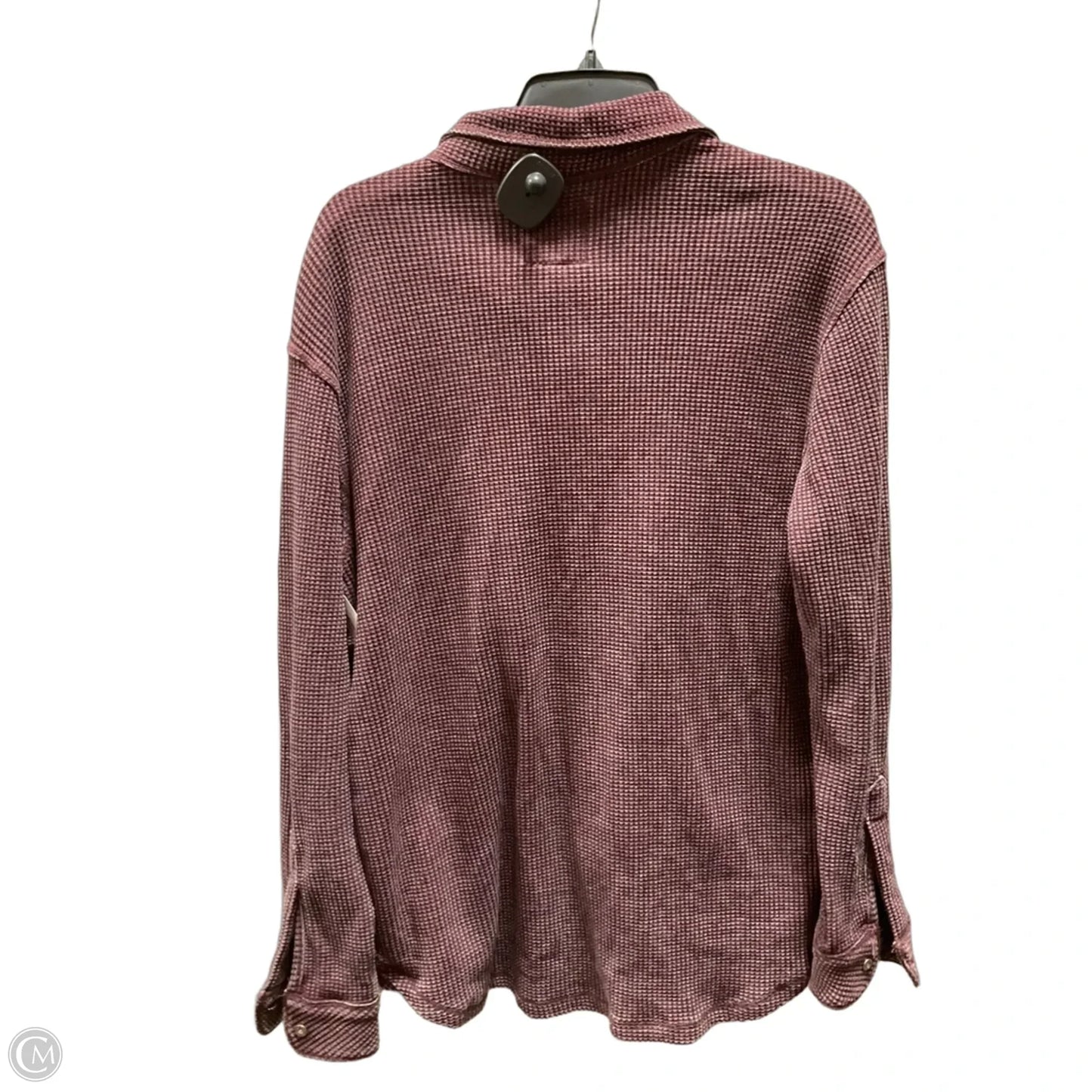 Blouse Long Sleeve By C And C In Purple, Size: M