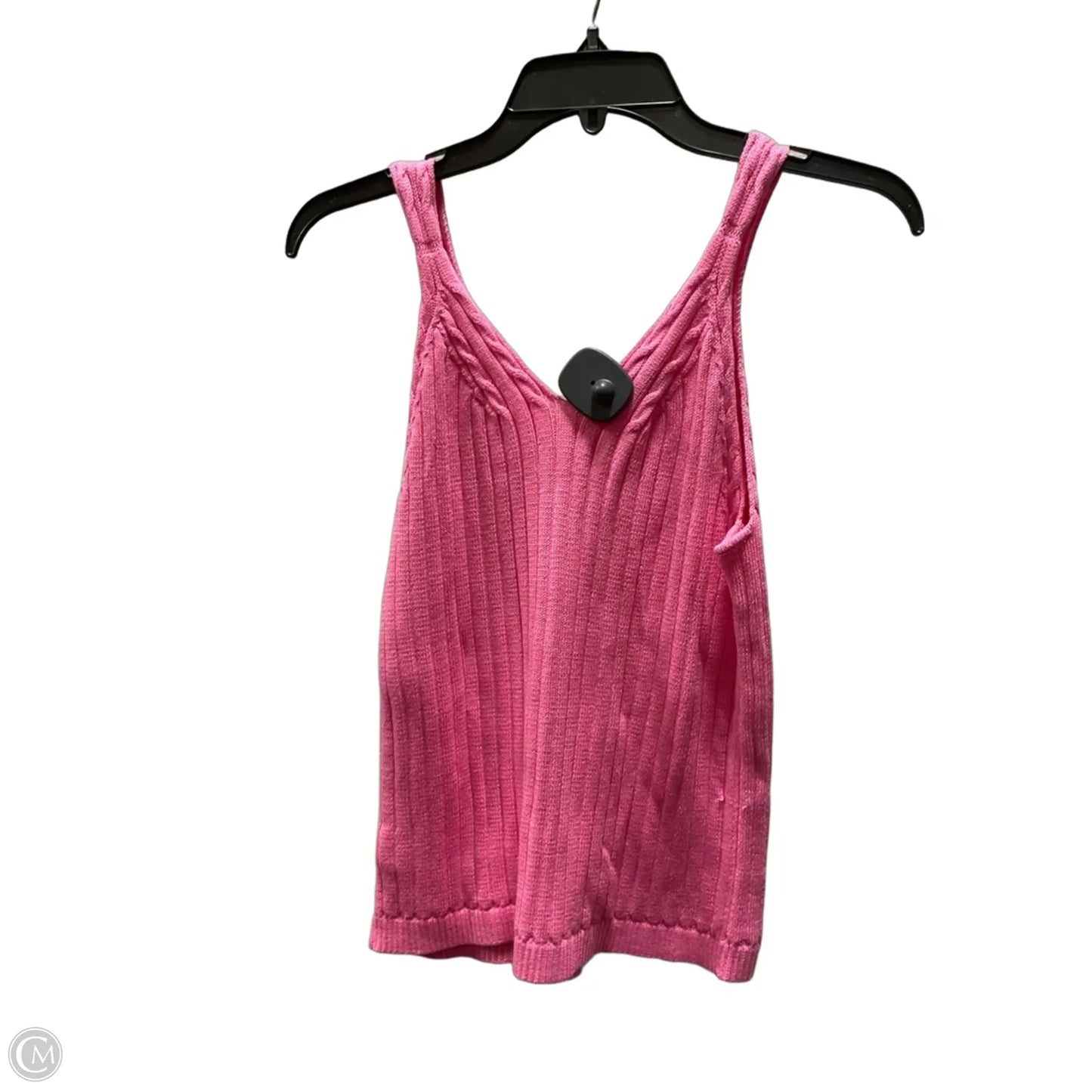 Top Sleeveless By Talbots In Pink, Size: L