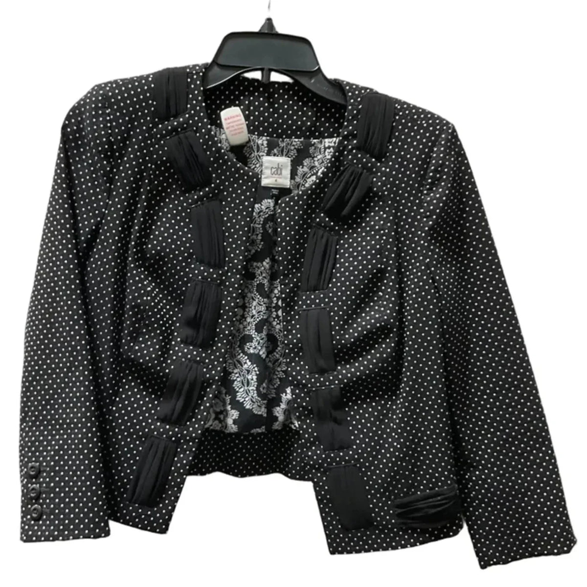 Blazer By Cabi In Polkadot Pattern, Size: S