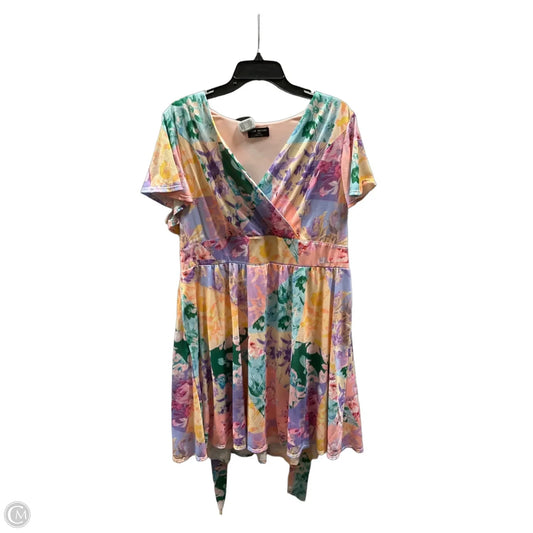 Dress Casual Midi By Lane Bryant In Multi-colored, Size: Xxl