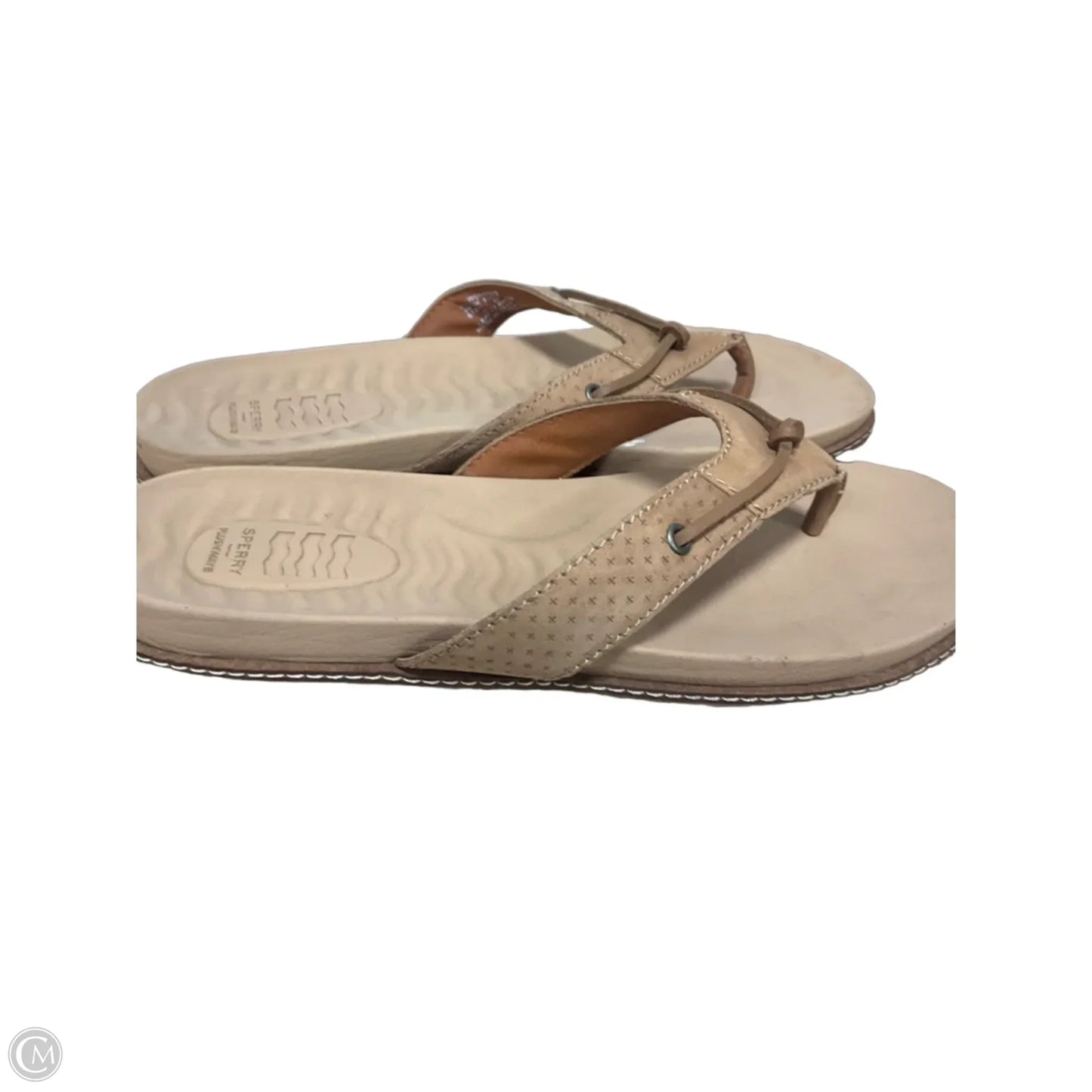 Sandals Flip Flops By Sperry In Tan, Size: 9