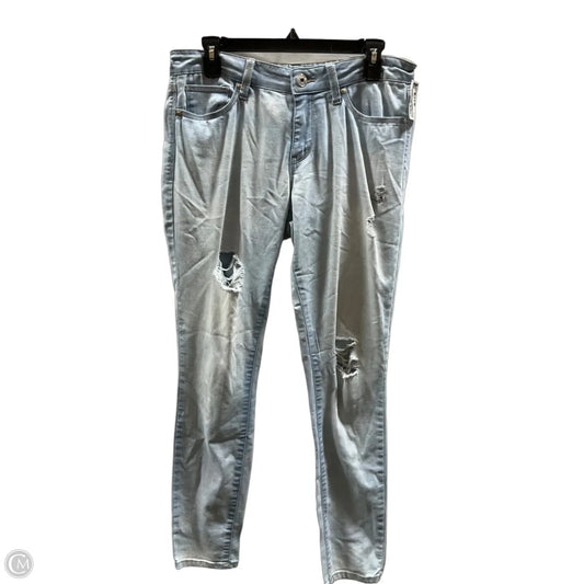 Jeans Skinny By Guess In Blue, Size: 6