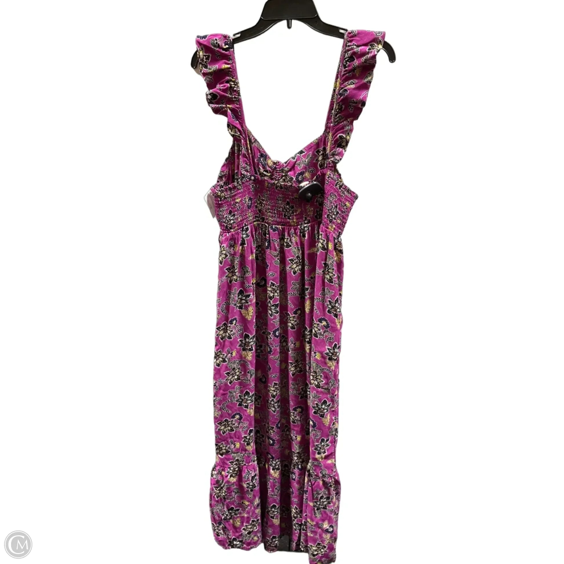 loft purple dress Dress Casual Maxi By Loft In Purple, Size: L