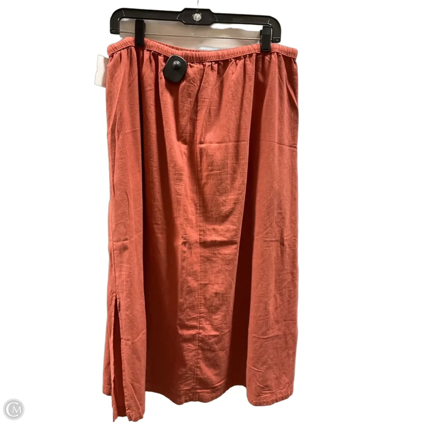 Skirt Midi By Universal Thread In Orange, Size: L