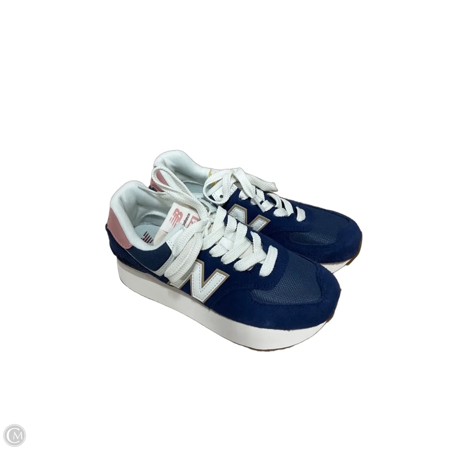 Shoes Sneakers By New Balance In Blue & Pink, Size: 8