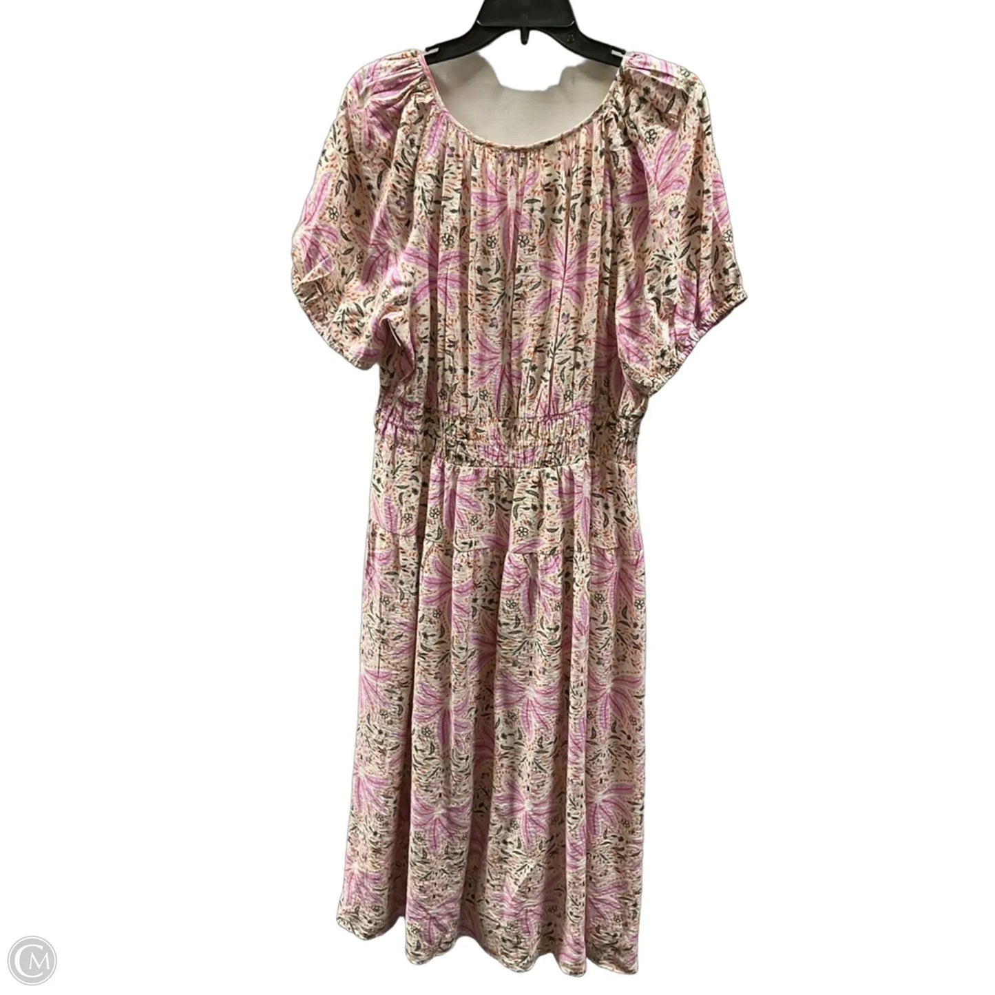 Dress Casual Maxi By Loft In Floral Print, Size: Xl