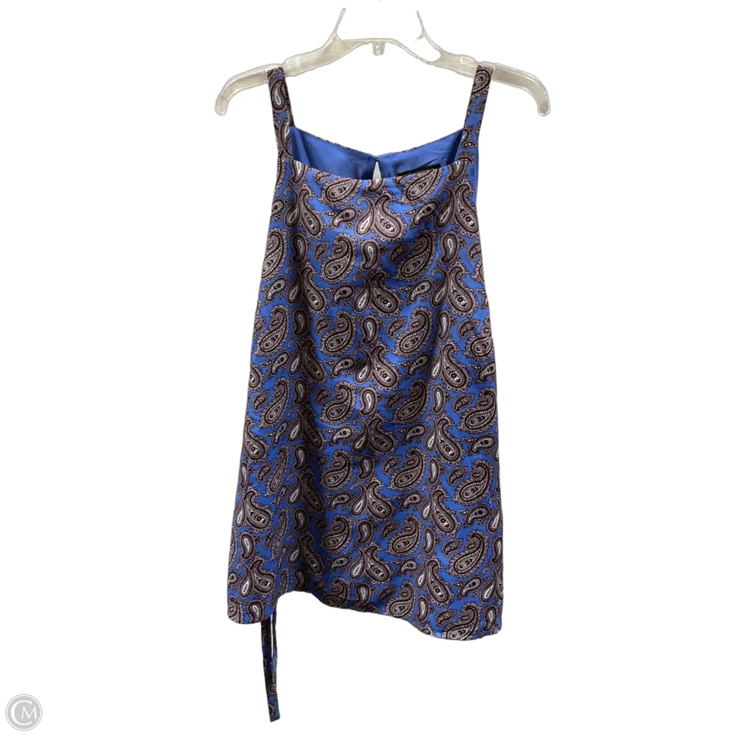 Top Sleeveless By Banana Republic In Paisley Print, Size: Xl