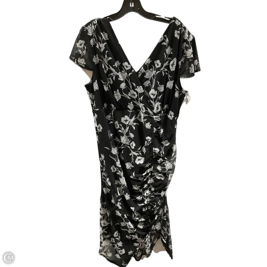 Dress Casual Maxi By Inc In Black & White, Size: Xl
