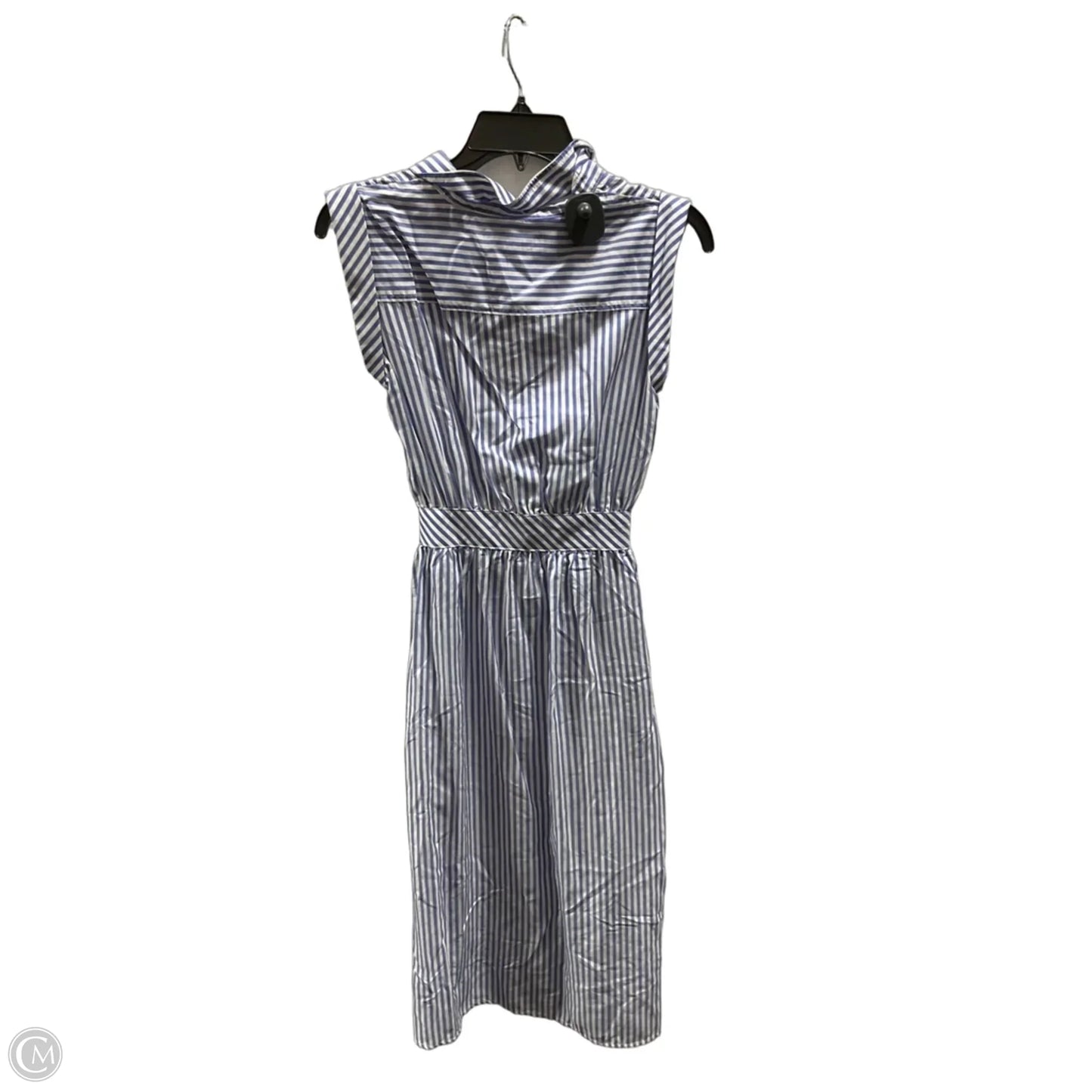 Dress Casual Midi By Banana Republic In Blue, Size: 0
