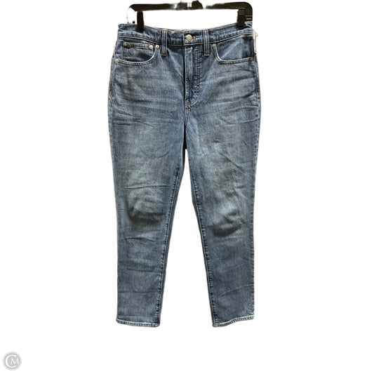 Jeans Straight By Madewell In Blue, Size: 4