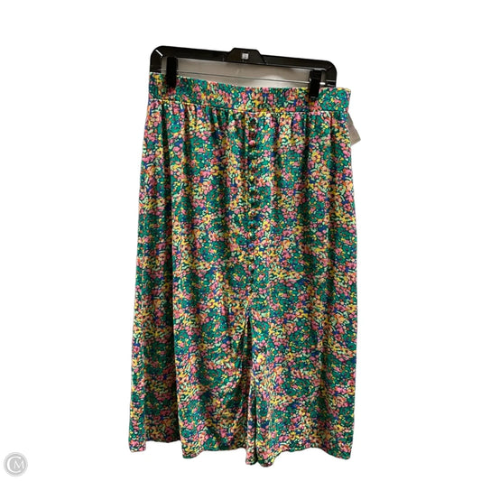 Skirt Midi By Loft In Multi-colored, Size: M