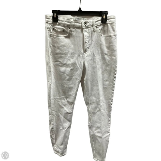 Jeans Skinny By Vineyard Vines In Beige, Size: 8