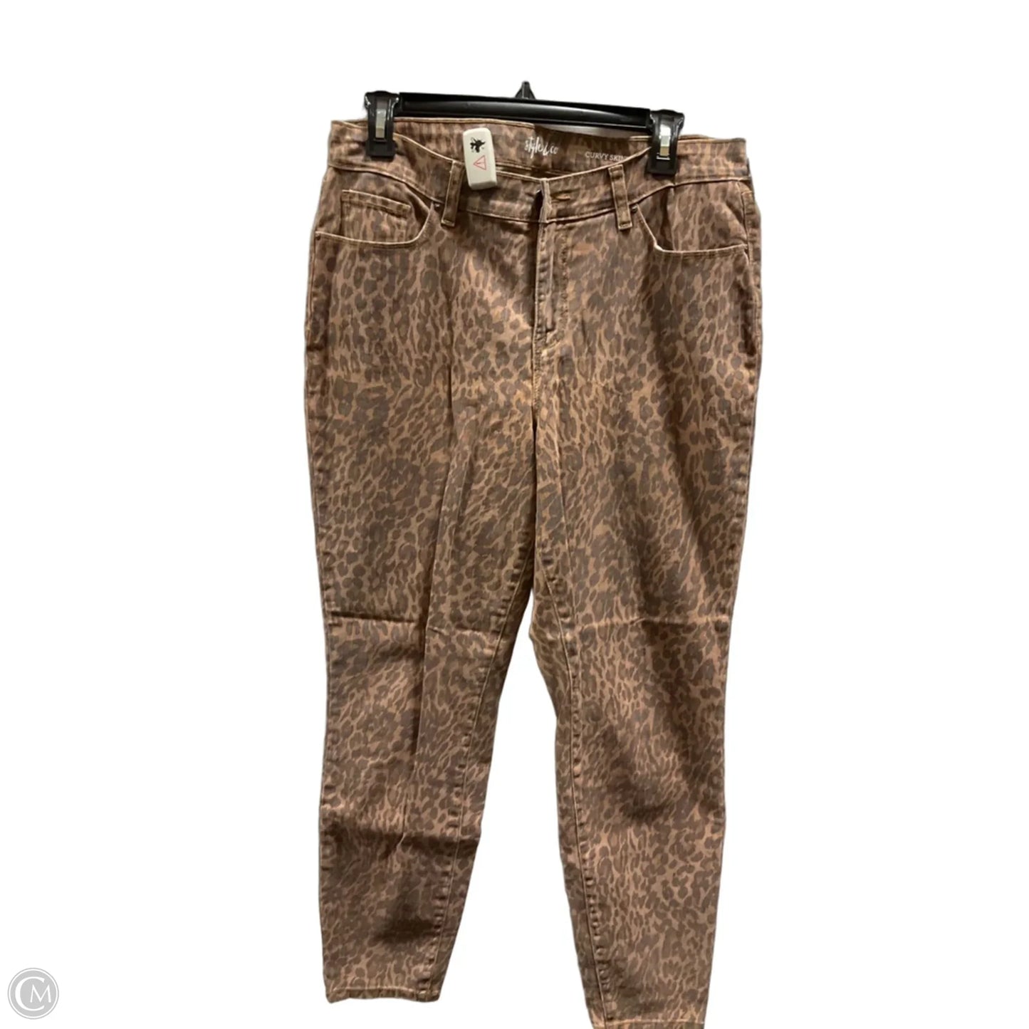 Jeans Skinny By Style And Company In Animal Print, Size: 10