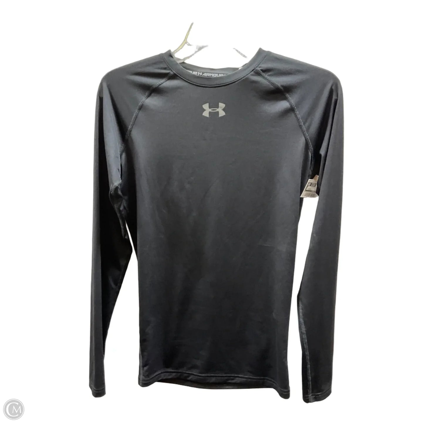 Athletic Top Long Sleeve Crewneck By Under Armour In Black, Size: Xs